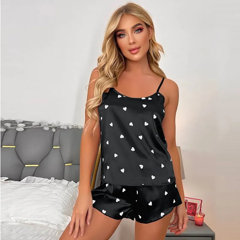 2-Piece Match Set Tank Top and Shorts Sleepwear