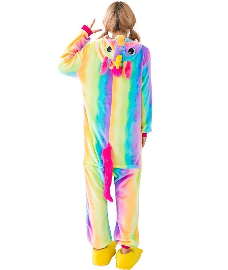 Adult Animal Unicorn Onesies Kigurumi Hoodie Costume Pajamas