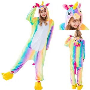 Adult Animal Unicorn Onesies Kigurumi Hoodie Costume Pajamas