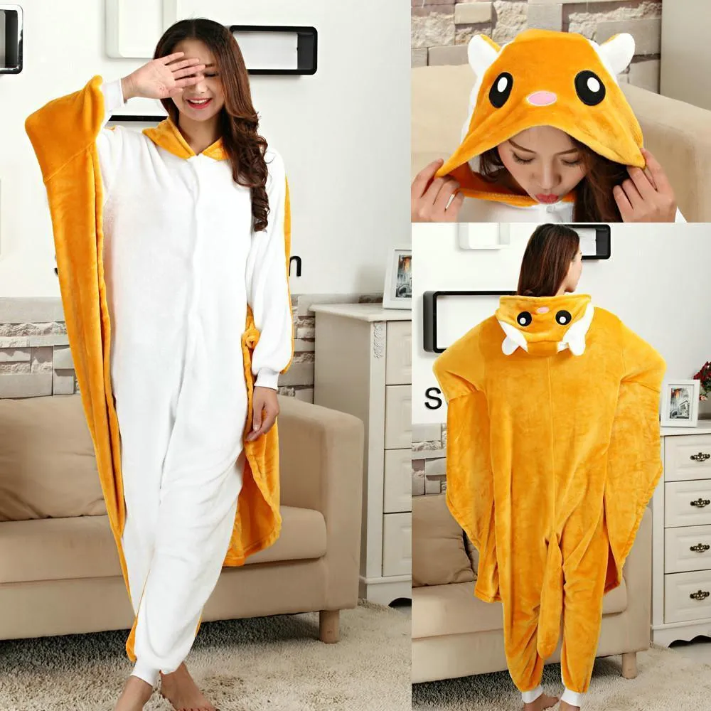 Adult Flying Squirrel Animal Onesies Hoodie Kigurumi Pajamas