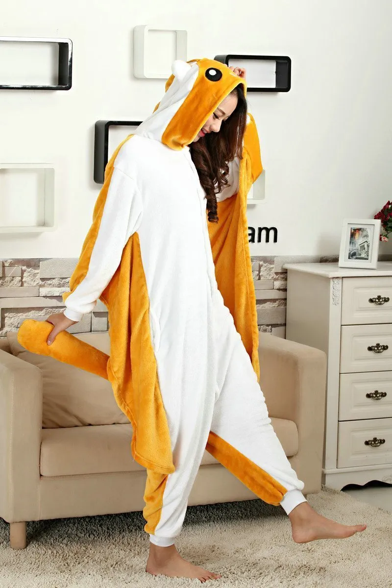 Adult Flying Squirrel Animal Onesies Hoodie Kigurumi Pajamas