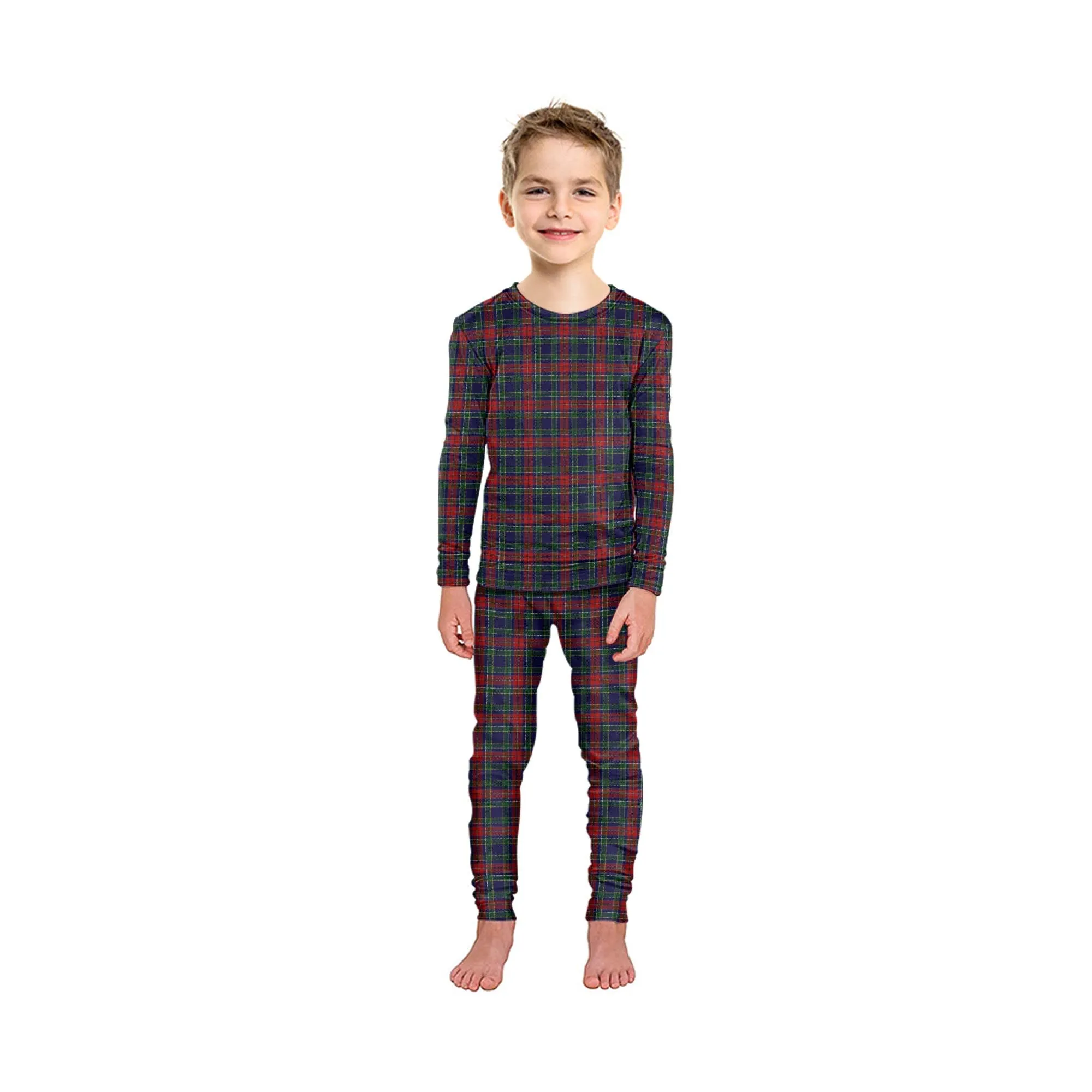 Allison Red Tartan Pajamas Family Set