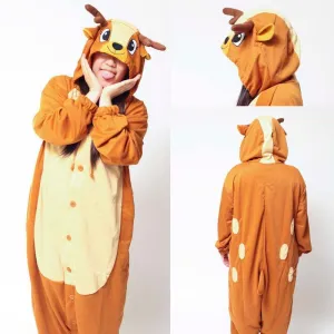 Animal Adult Deer Onesies Hoodie Kigurumi Costume pajamas