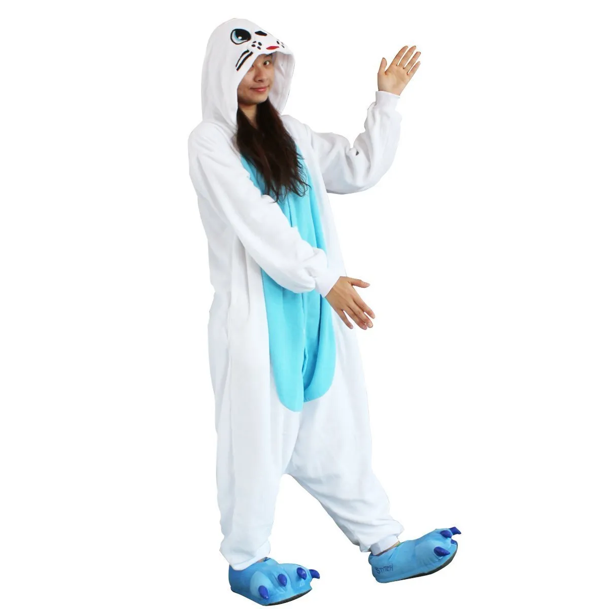 Animal Adult Sea Lion Onesie Kigurumi Hoodie Costume Pajamas