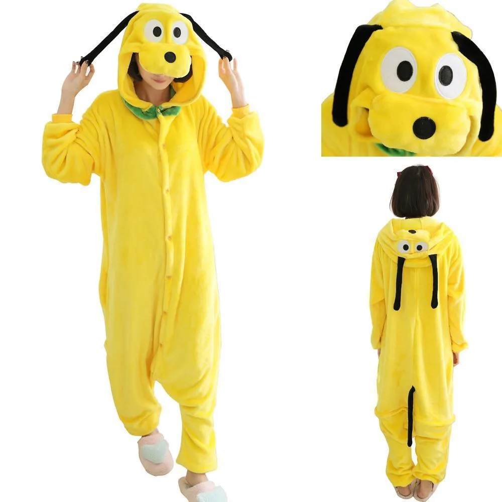 Animal Pluto Dog Onesie Adult Kigurumi Hoodie Costume Pajamas