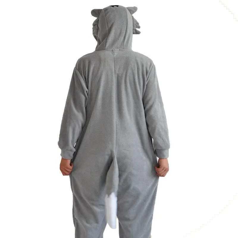 Animal Unisex Wolf Onesies Hoodie Kigurumi Costume Pajamas