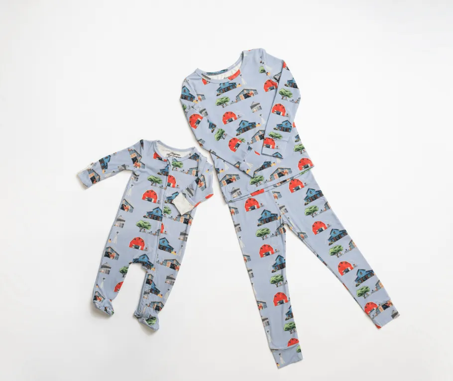 Barn Toddler/Youth Bamboo Pajamas