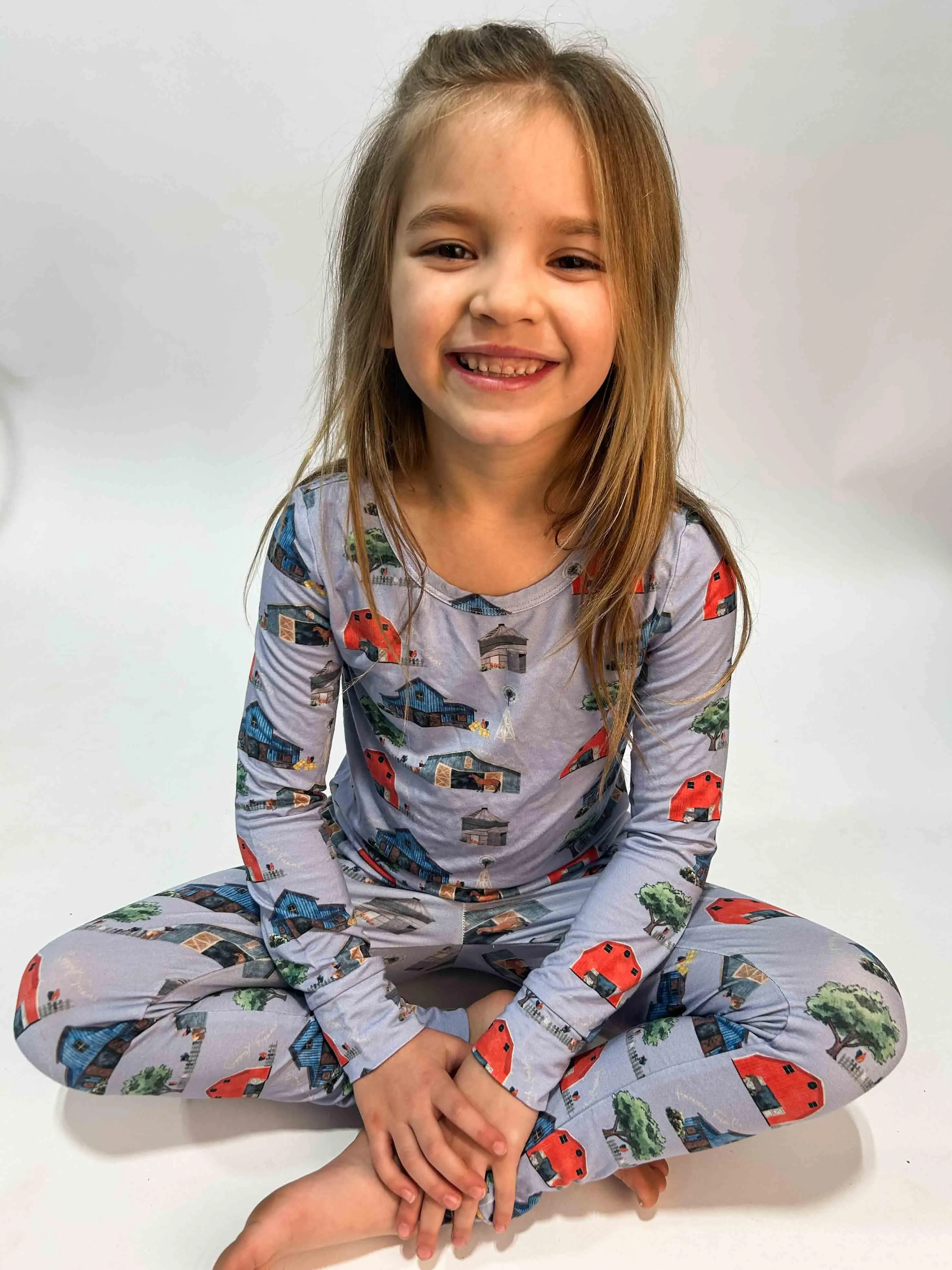 Barn Toddler/Youth Bamboo Pajamas