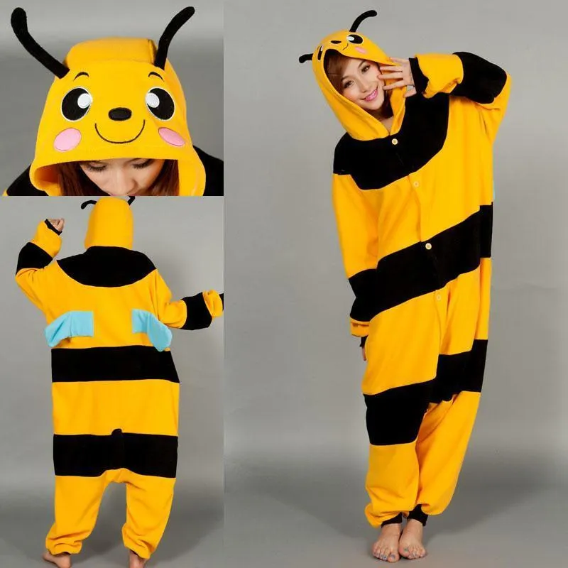 Bee Pajamas Kigurumi Onesies Hoodie Animal Costume