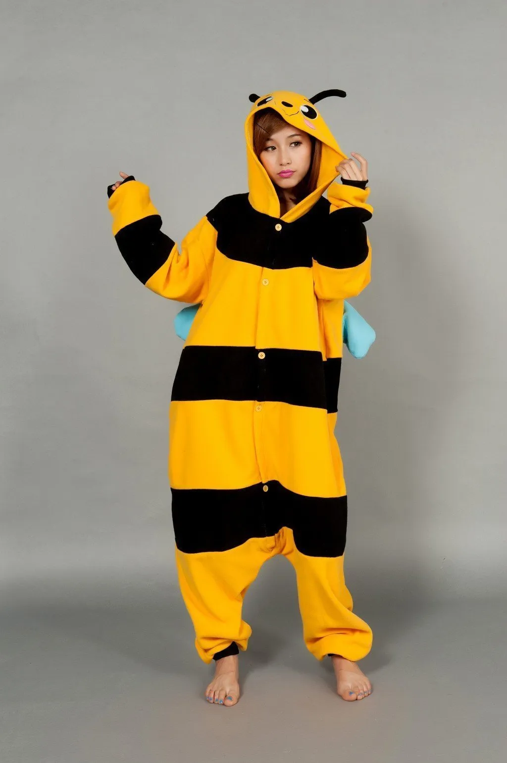 Bee Pajamas Kigurumi Onesies Hoodie Animal Costume