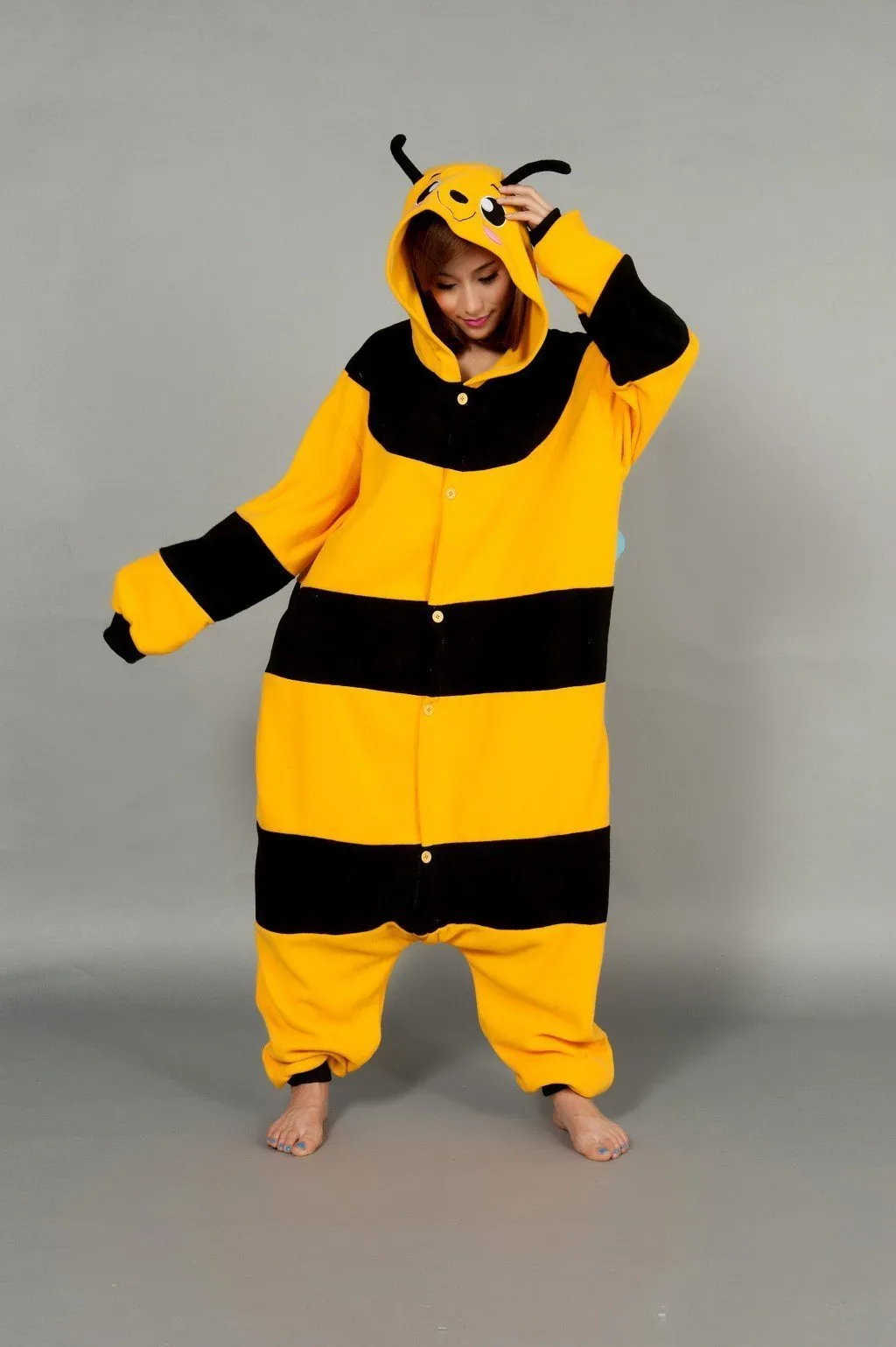 Bee Pajamas Kigurumi Onesies Hoodie Animal Costume