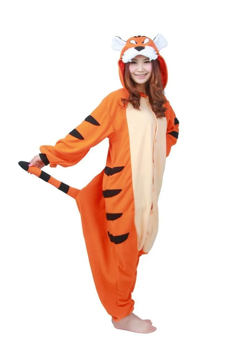 Bengal Tiger Animal Onesie Hoodie Kigurumi Pajamas Sleepwear