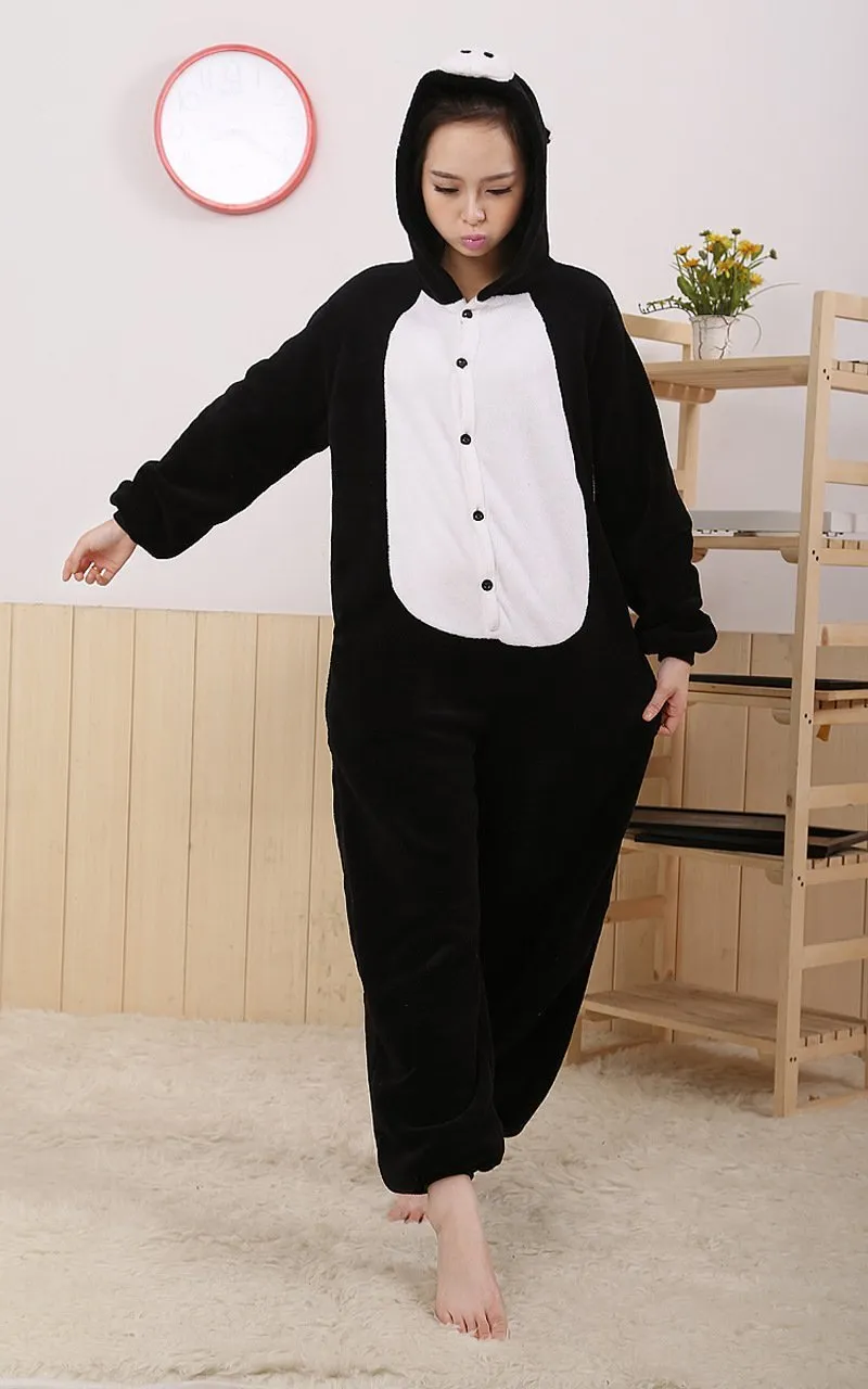 Black Pig Onesies Hoodie Pajamas Animal Costume Kigurumi