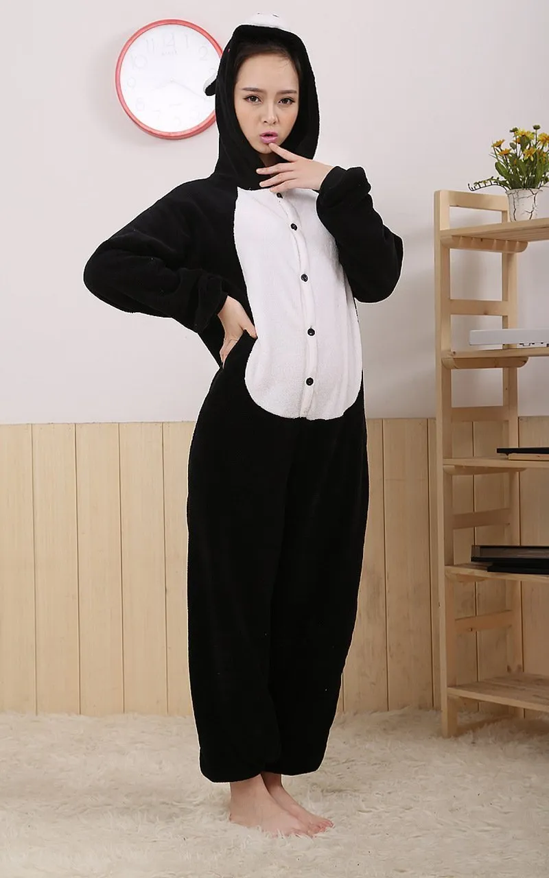 Black Pig Onesies Hoodie Pajamas Animal Costume Kigurumi