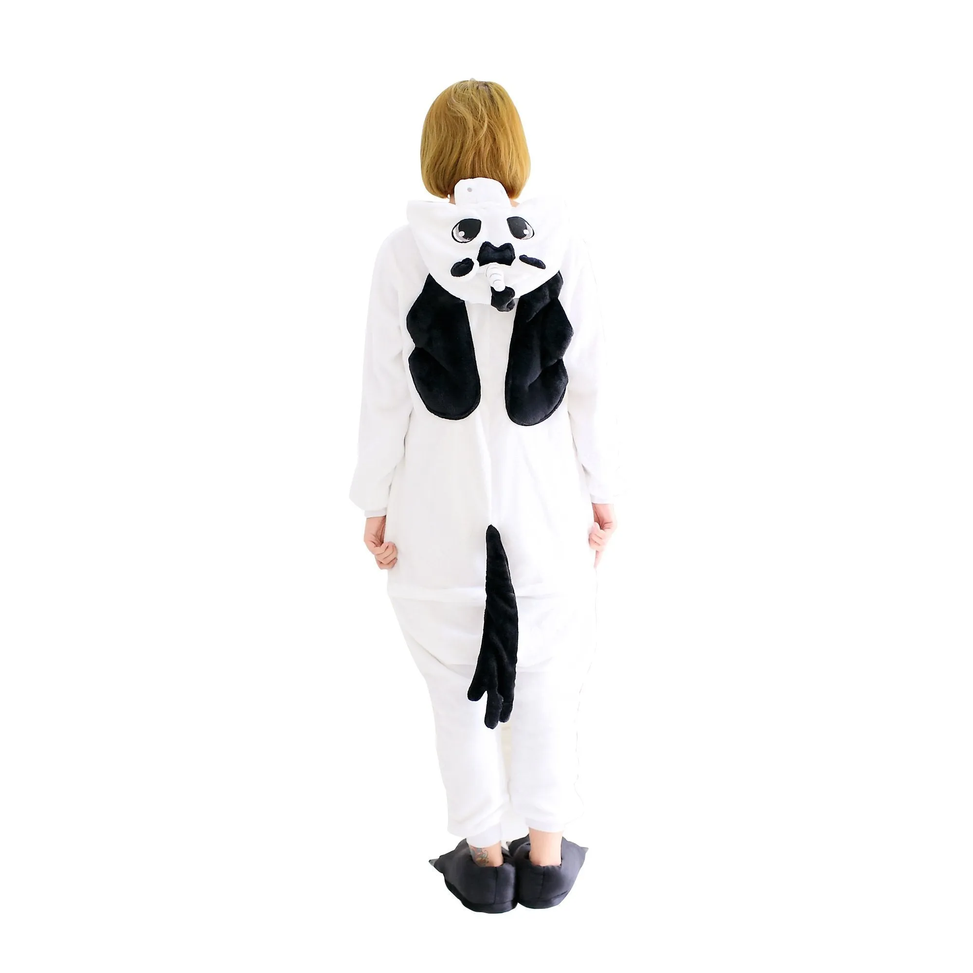 Black White Unicorn Pegasus Kigurumi Onesies Hoodie Costume Pajamas