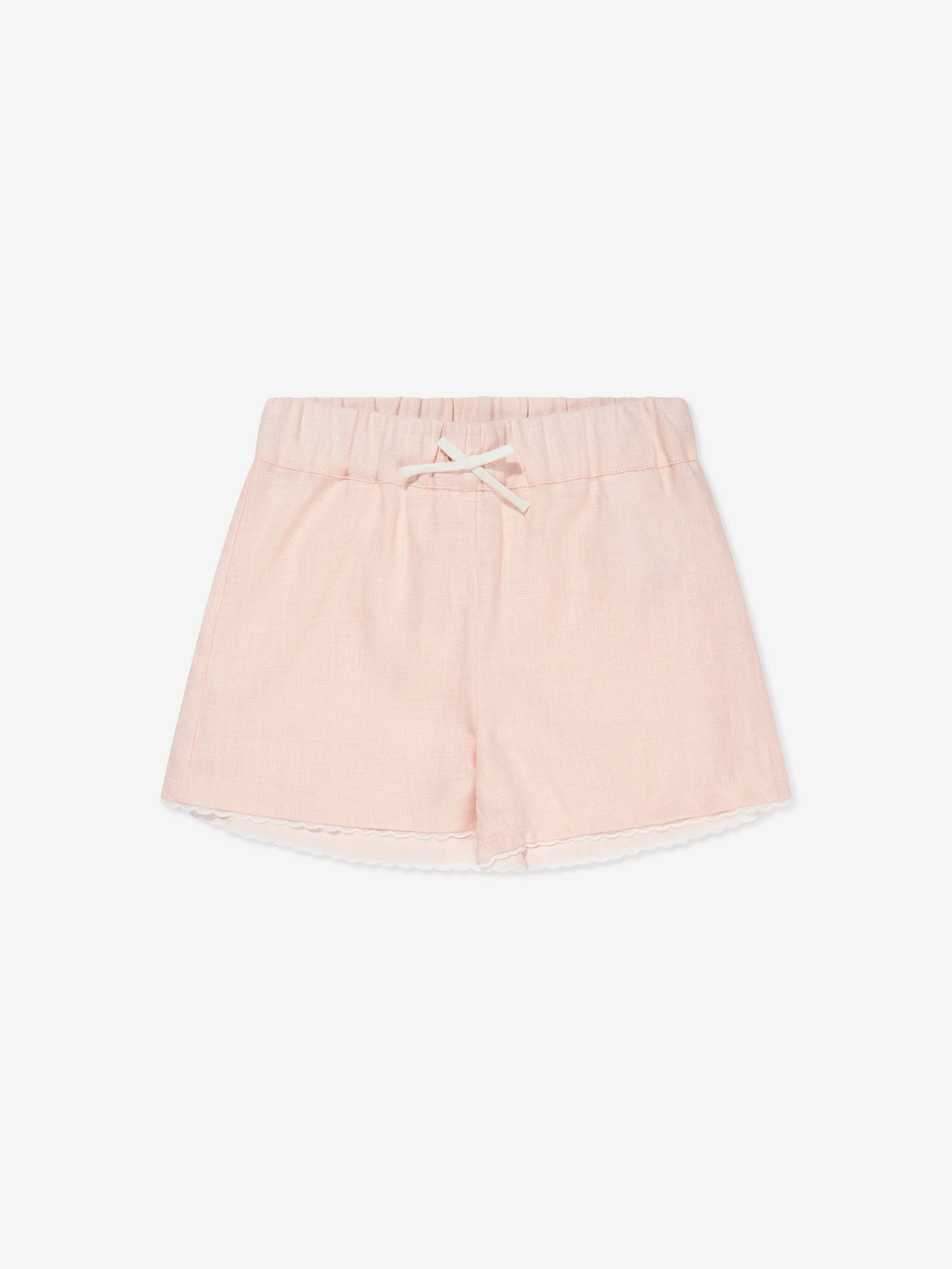 Chloé Girls Organic Cotton Short Pyjama Set in Pink