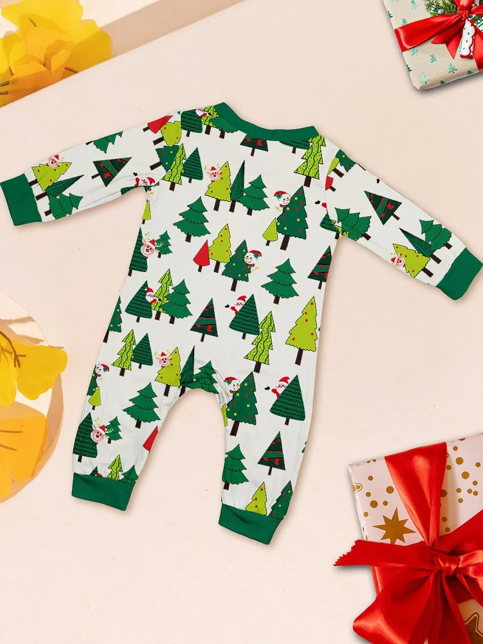 Christmas Tree Family Matching Parent-Child Holiday Pajamas