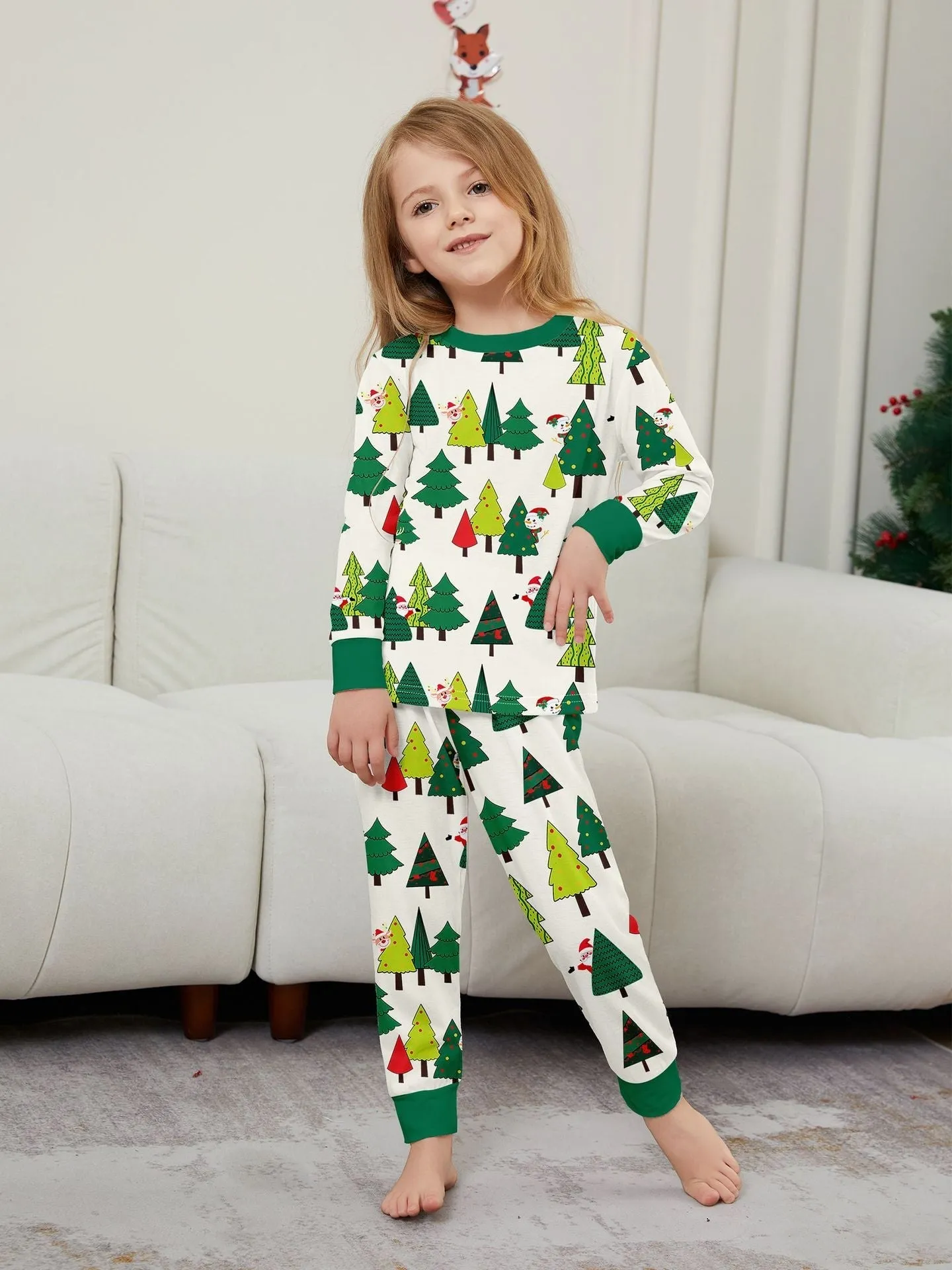 Christmas Tree Family Matching Parent-Child Holiday Pajamas