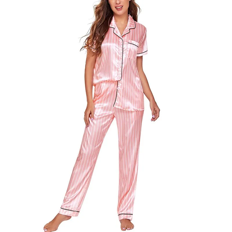 Comfortable and Lightweight Spring Floral Print Sleepwear Match Sets