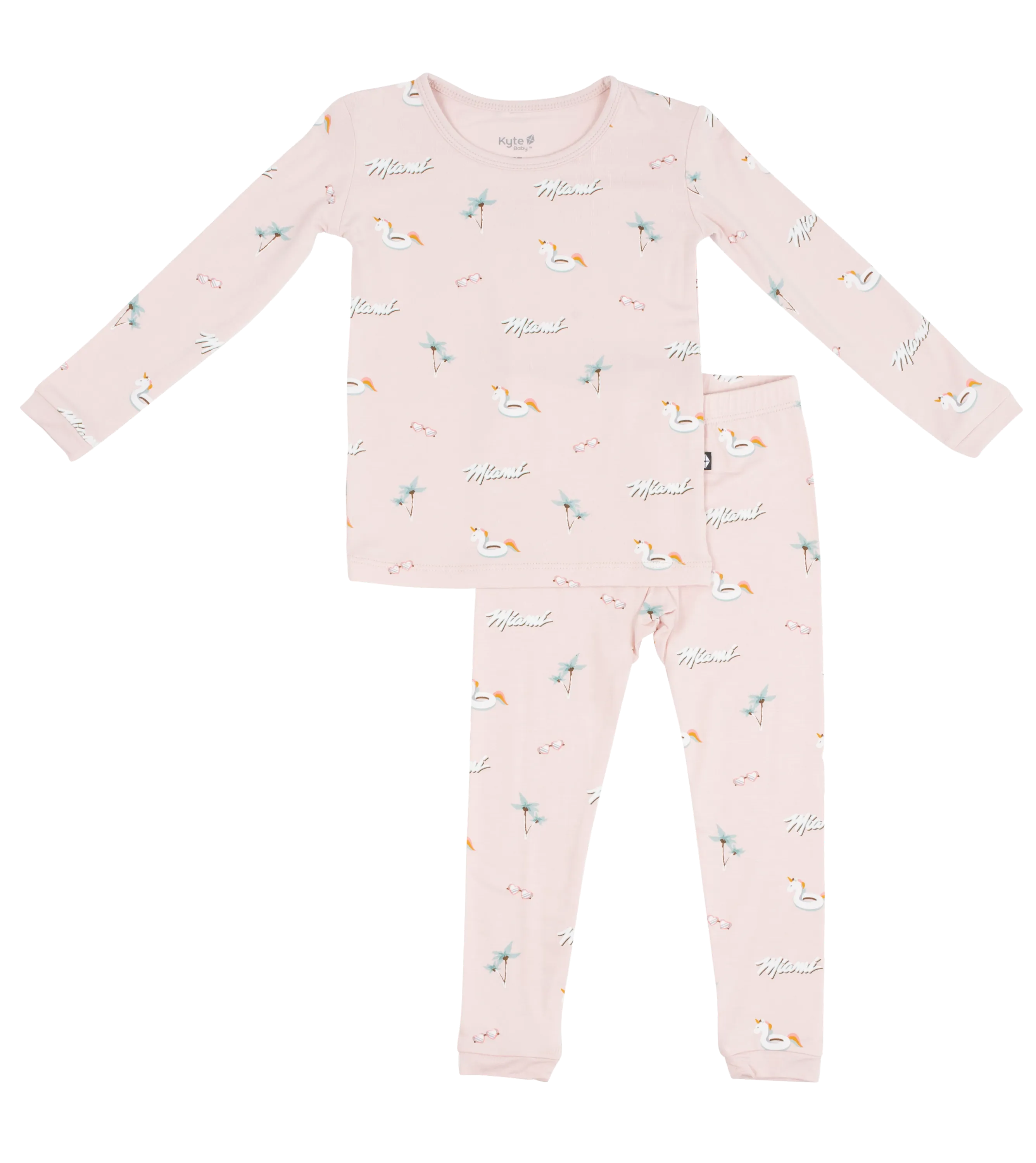 Court Culture x Kyte Baby Beach Blush Toddler PJ Set