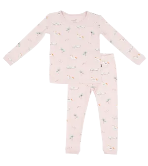 Court Culture x Kyte Baby Beach Blush Toddler PJ Set