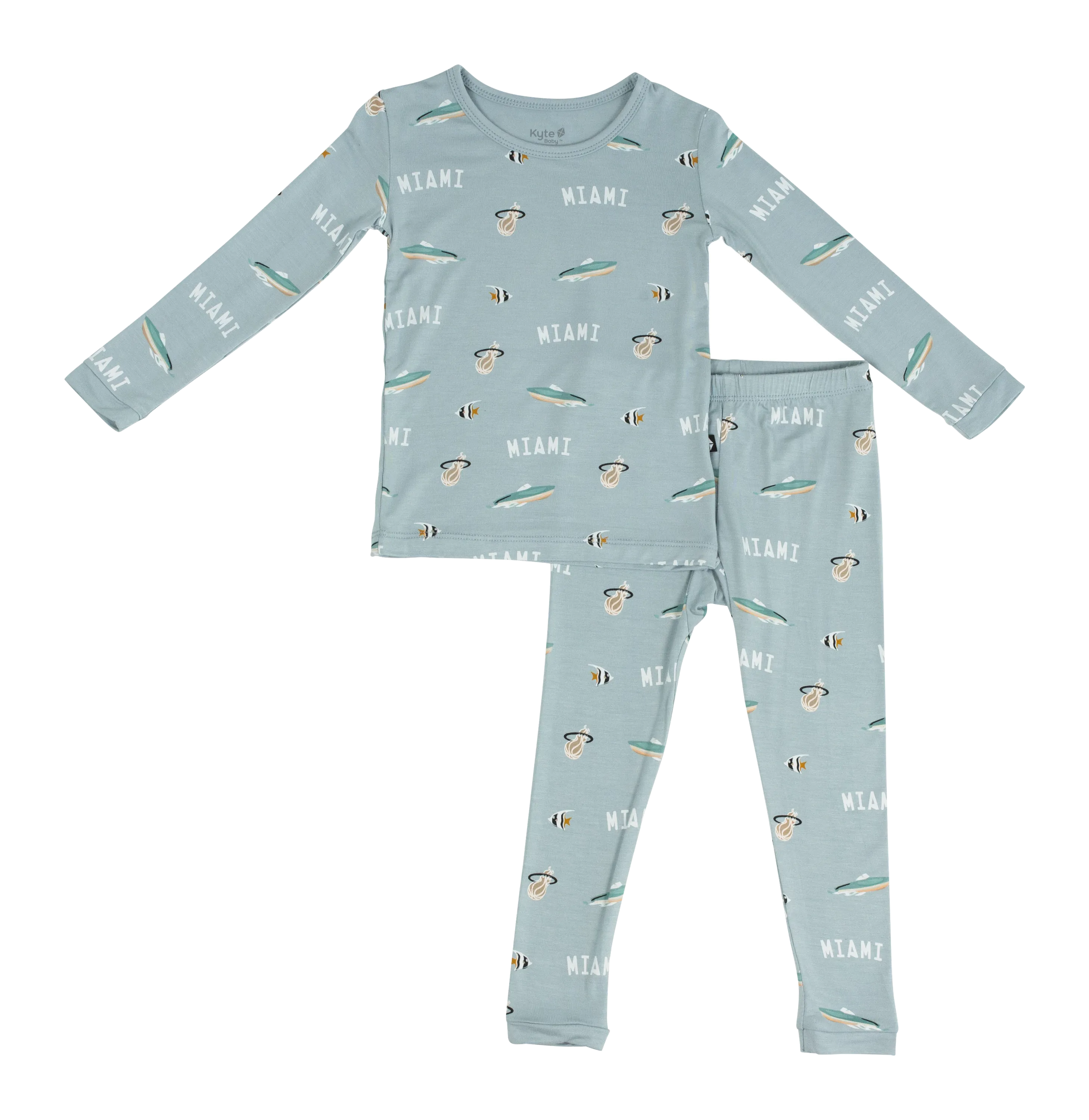 Court Culture x Kyte Baby Nautical Fog Toddler PJ Set