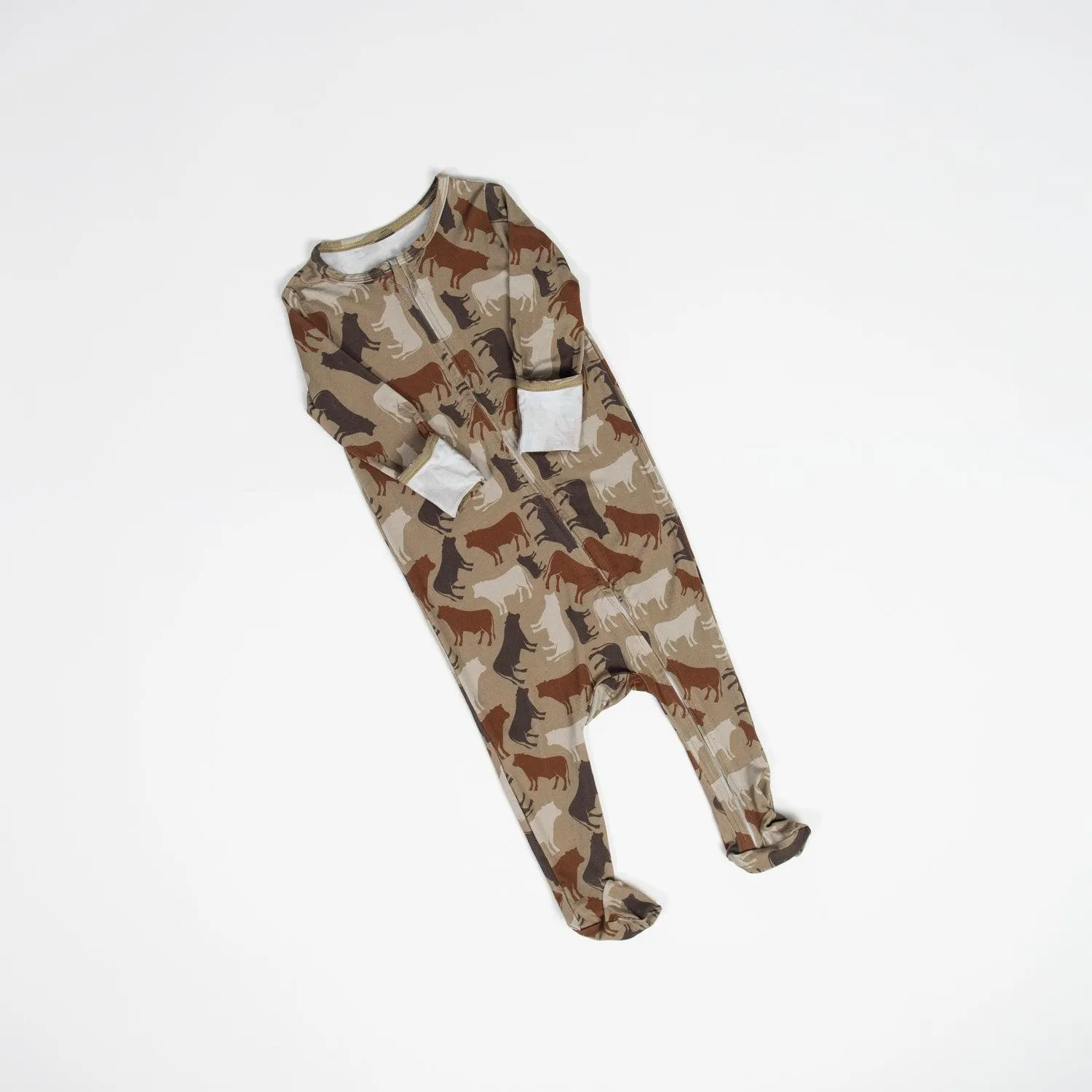 Cow Camo™ Baby Bamboo Pajamas