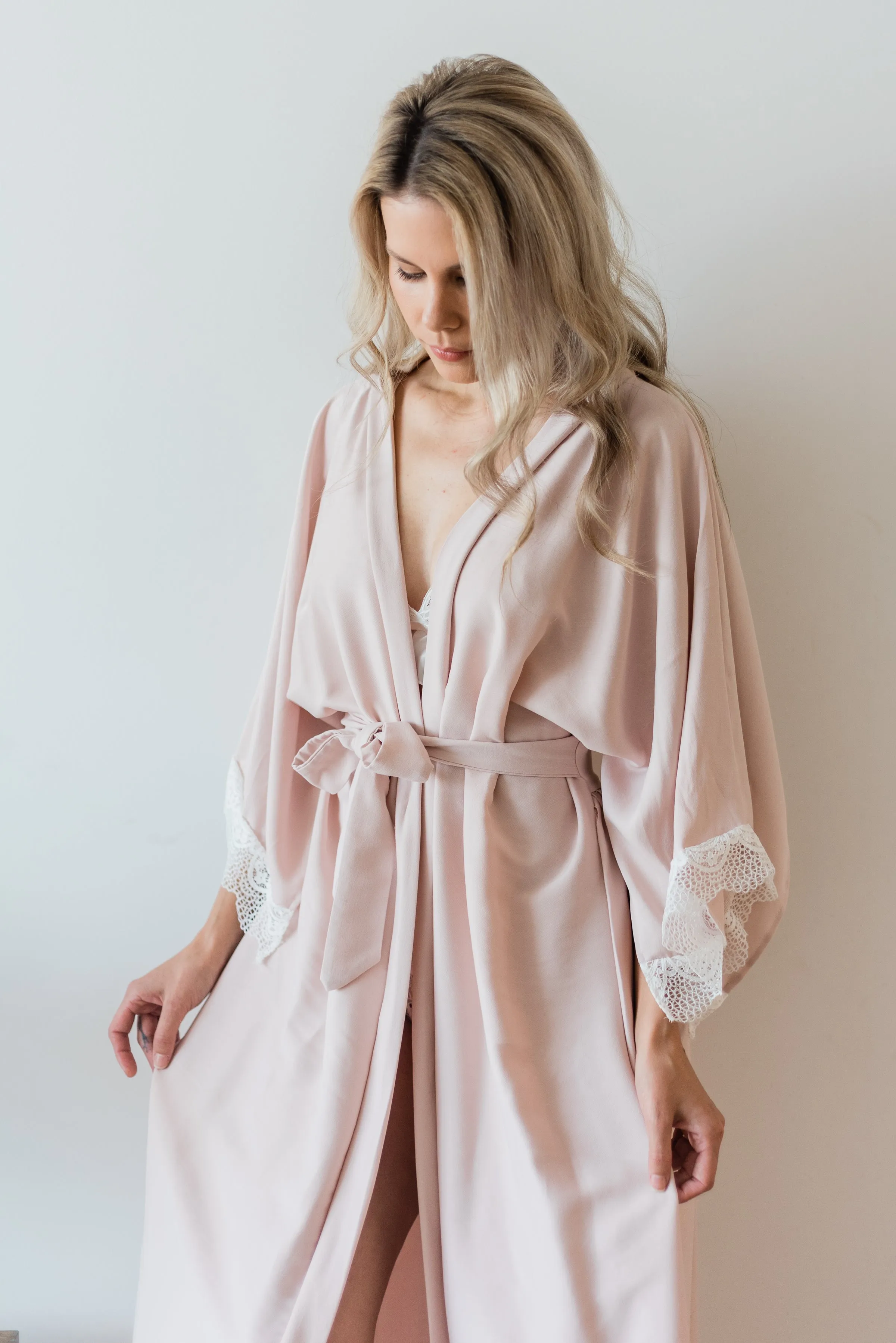 Damsel Personalised Pink Full Length Robe