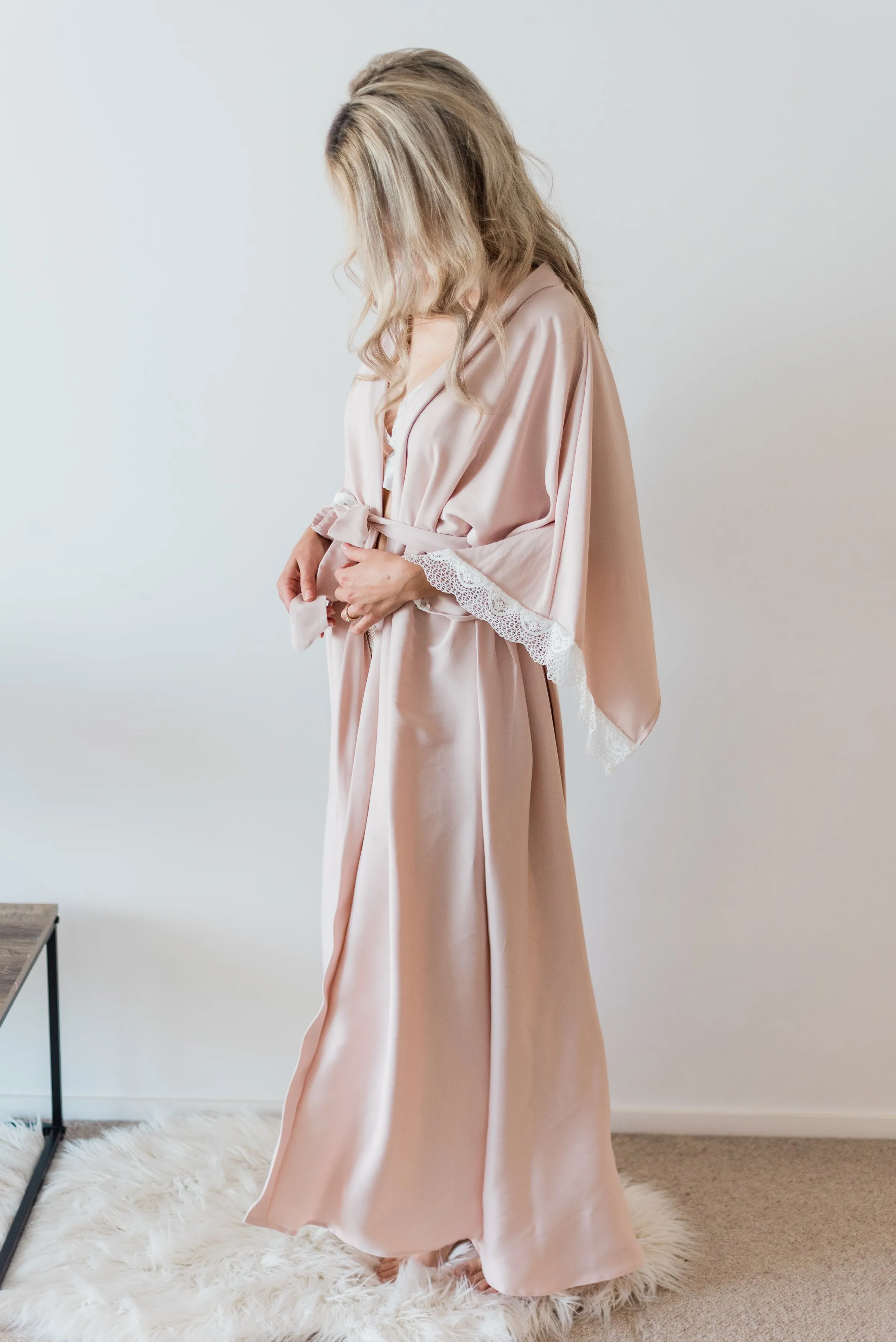 Damsel Personalised Pink Full Length Robe