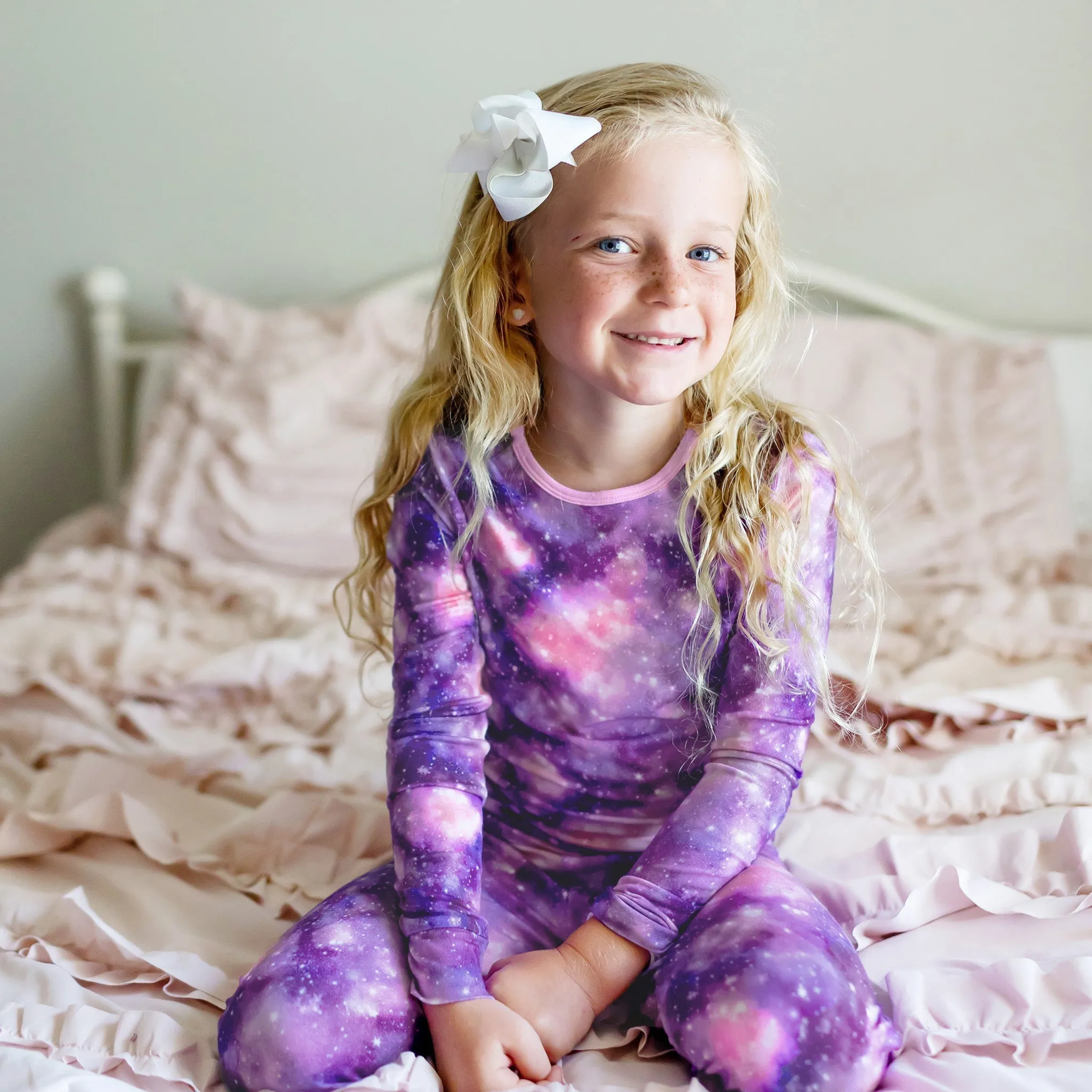 Diamonds In The Sky Long Sleeve Pajama Set (2t-12y)