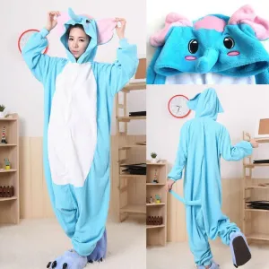 Dumbo Elephant Pajamas Onesie Hoodie Animal Costume Kigurumi