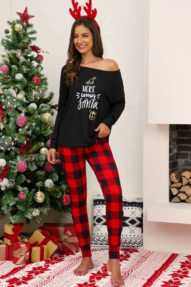 Dunnmall Christmas Casual Pajamas