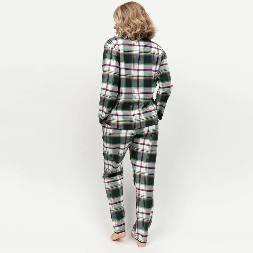 Forrest Women's Brushed Check Pyjama Top