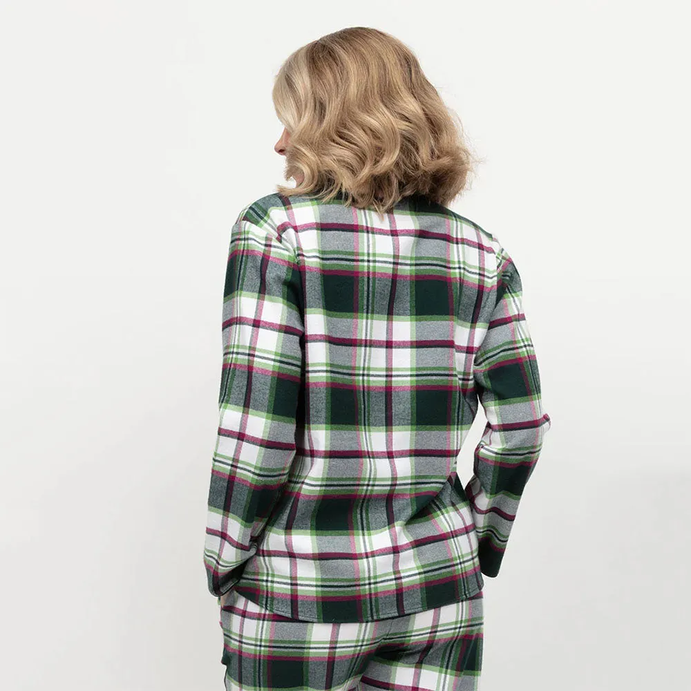 Forrest Women's Brushed Check Pyjama Top