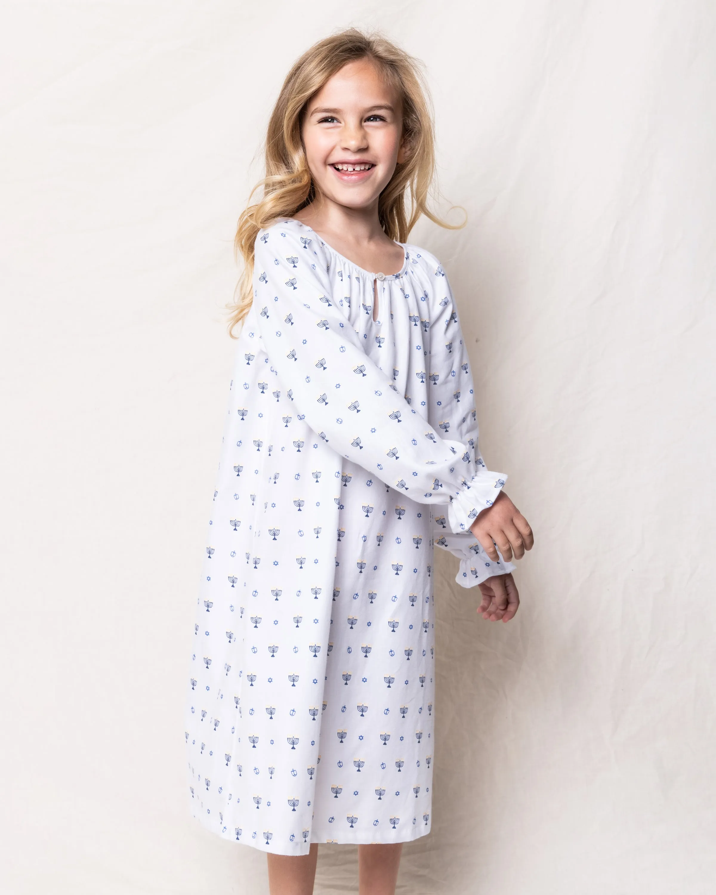 Girl Happy Hanukkah Delphine Nightgown