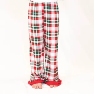 Girl's Mansfield Plaid Ruffle Sleep Pants