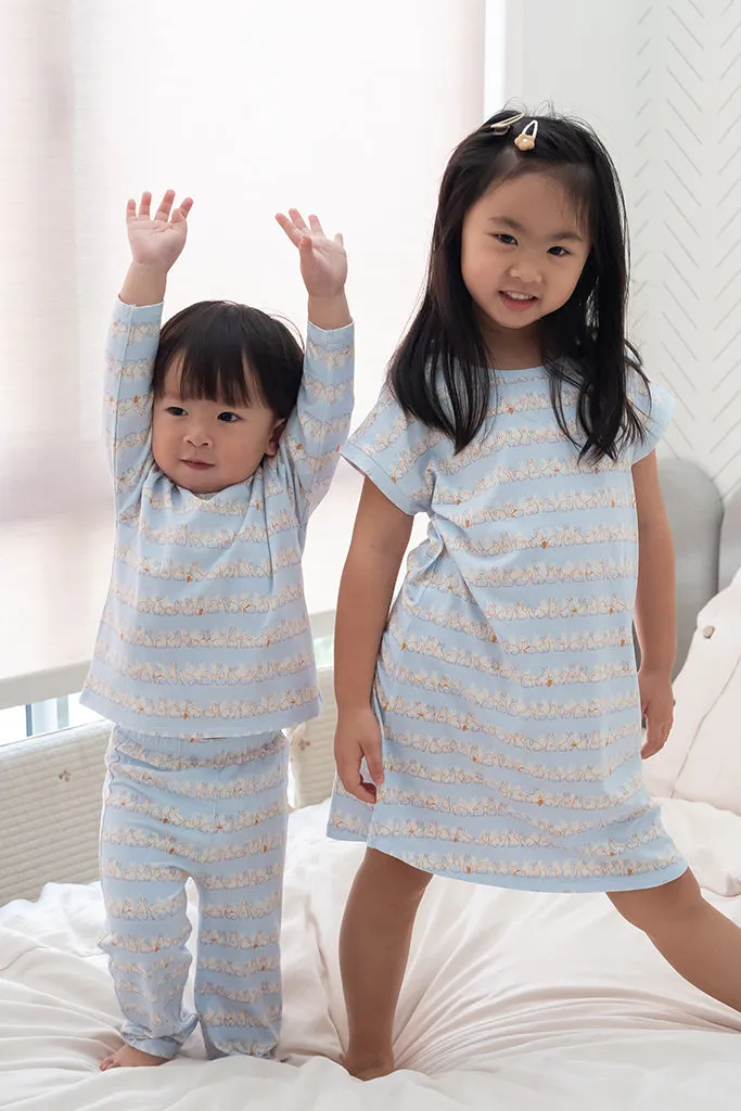 Girls' Nightgown - Bunnies In A Row