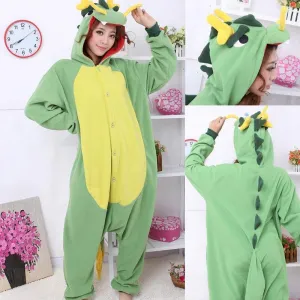 Green Dragon Onesies Hoodie Costume Kigurumi Pajamas