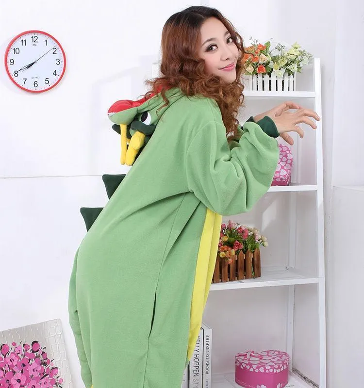 Green Dragon Onesies Hoodie Costume Kigurumi Pajamas