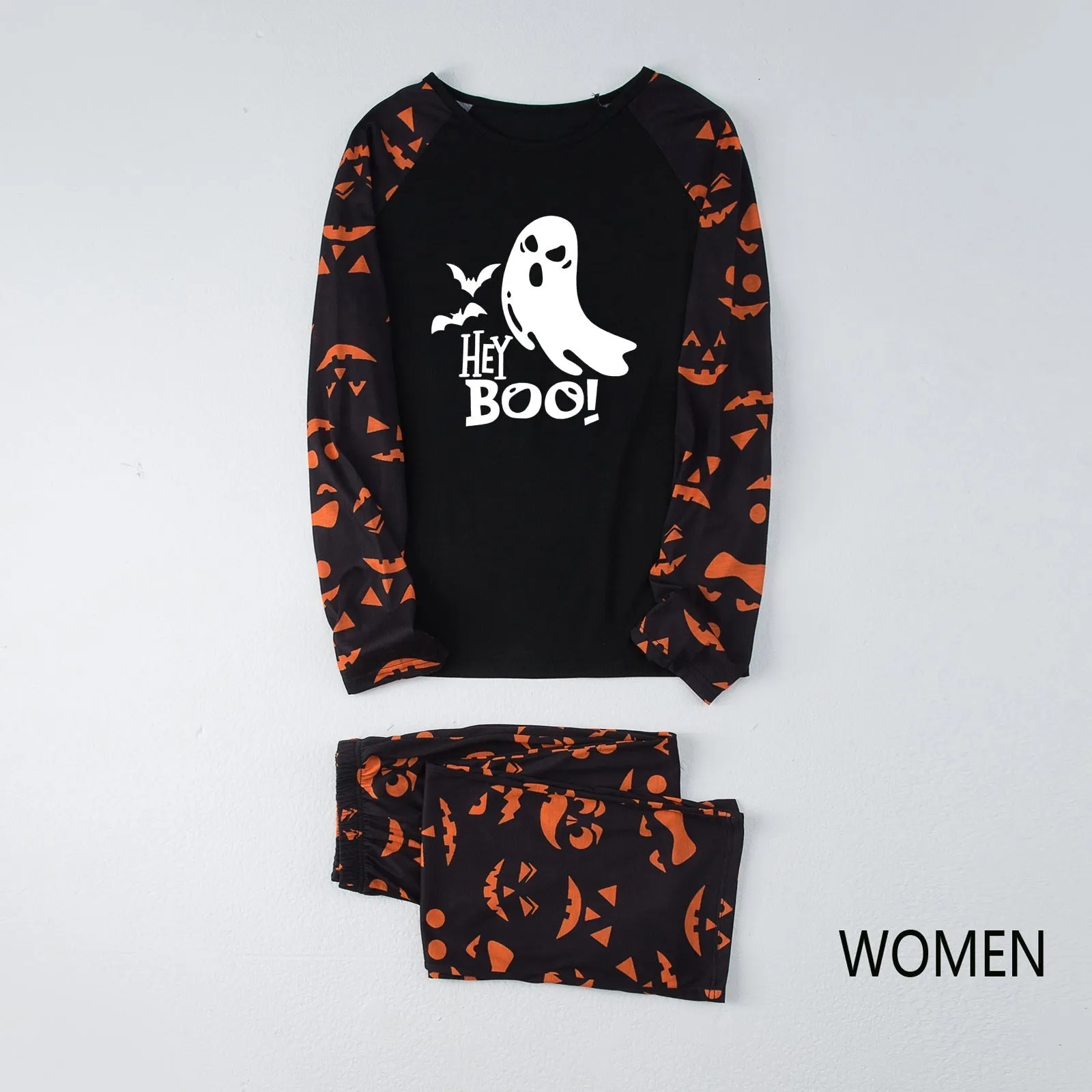 Halloween Family Pajama Glow-in-the-Dark Print Set