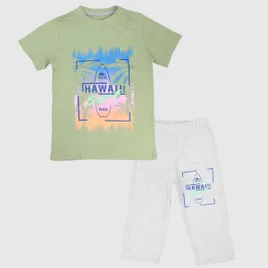 Hawaii Short-Sleeved Pajama