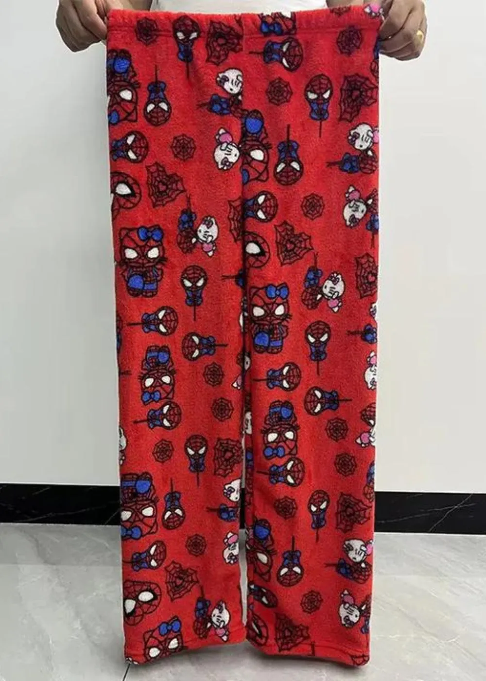 Hello Kitty Spider Man Loose Pajamas