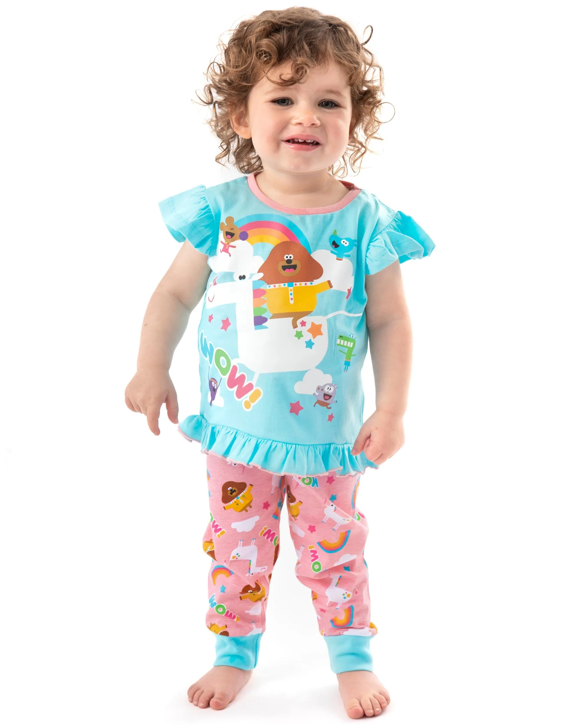 Hey Duggee Girls Pyjamas Long Or Short Bottoms