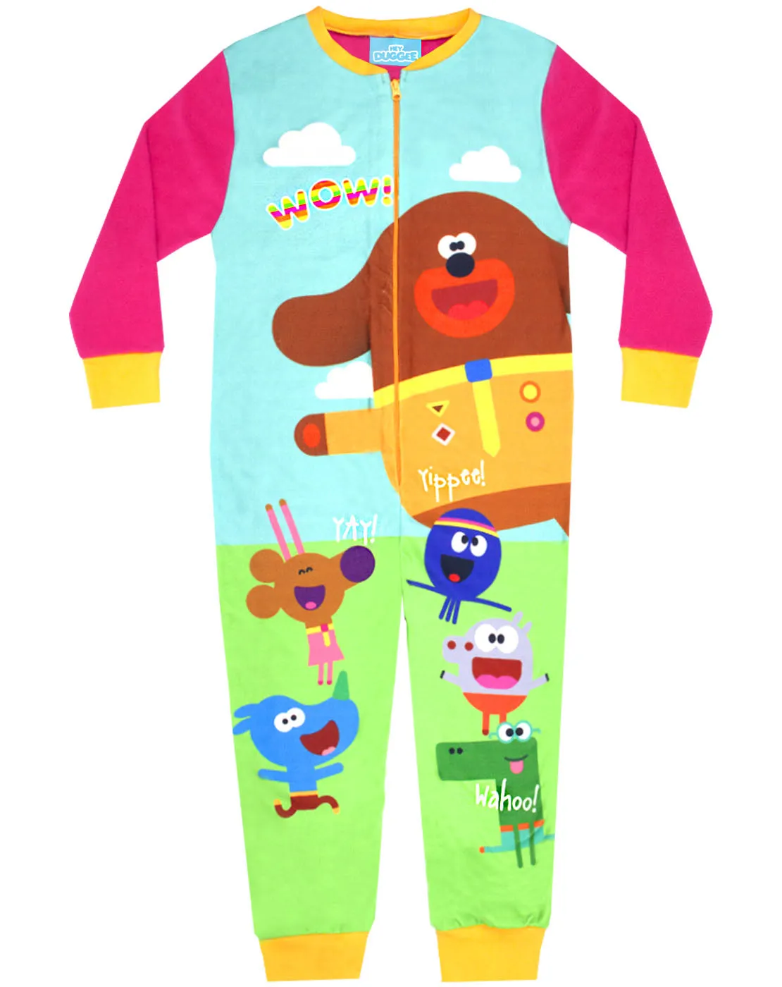 Hey Duggee Squirrel Club Girl's Pink Onesie