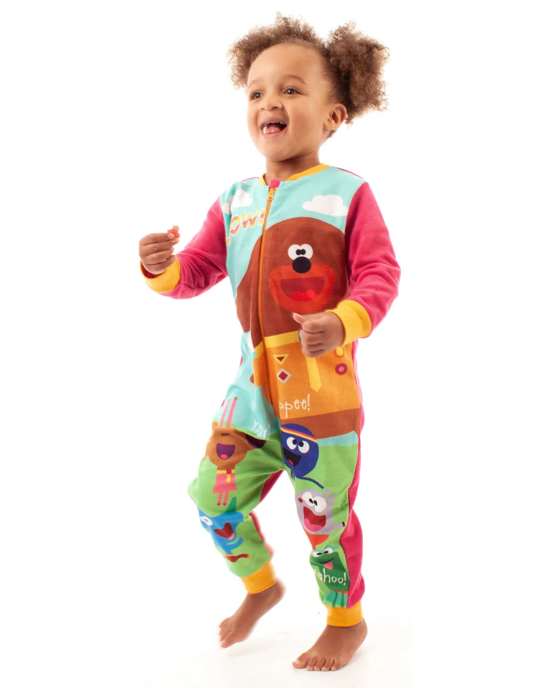 Hey Duggee Squirrel Club Girl's Pink Onesie