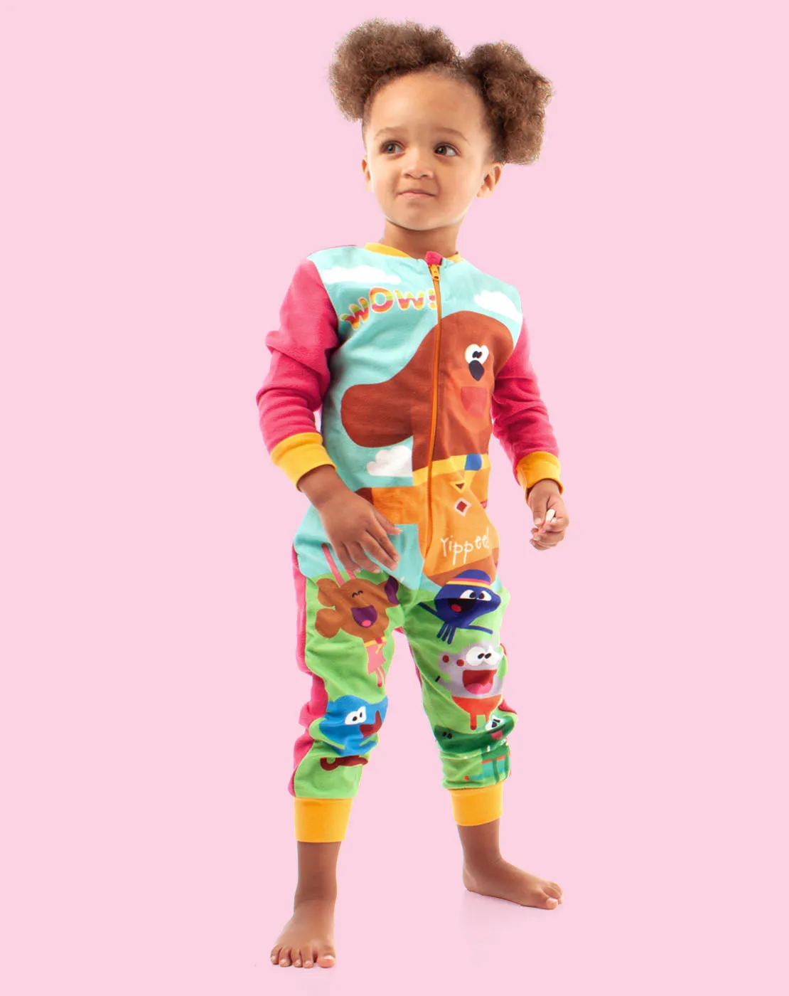 Hey Duggee Squirrel Club Girl's Pink Onesie