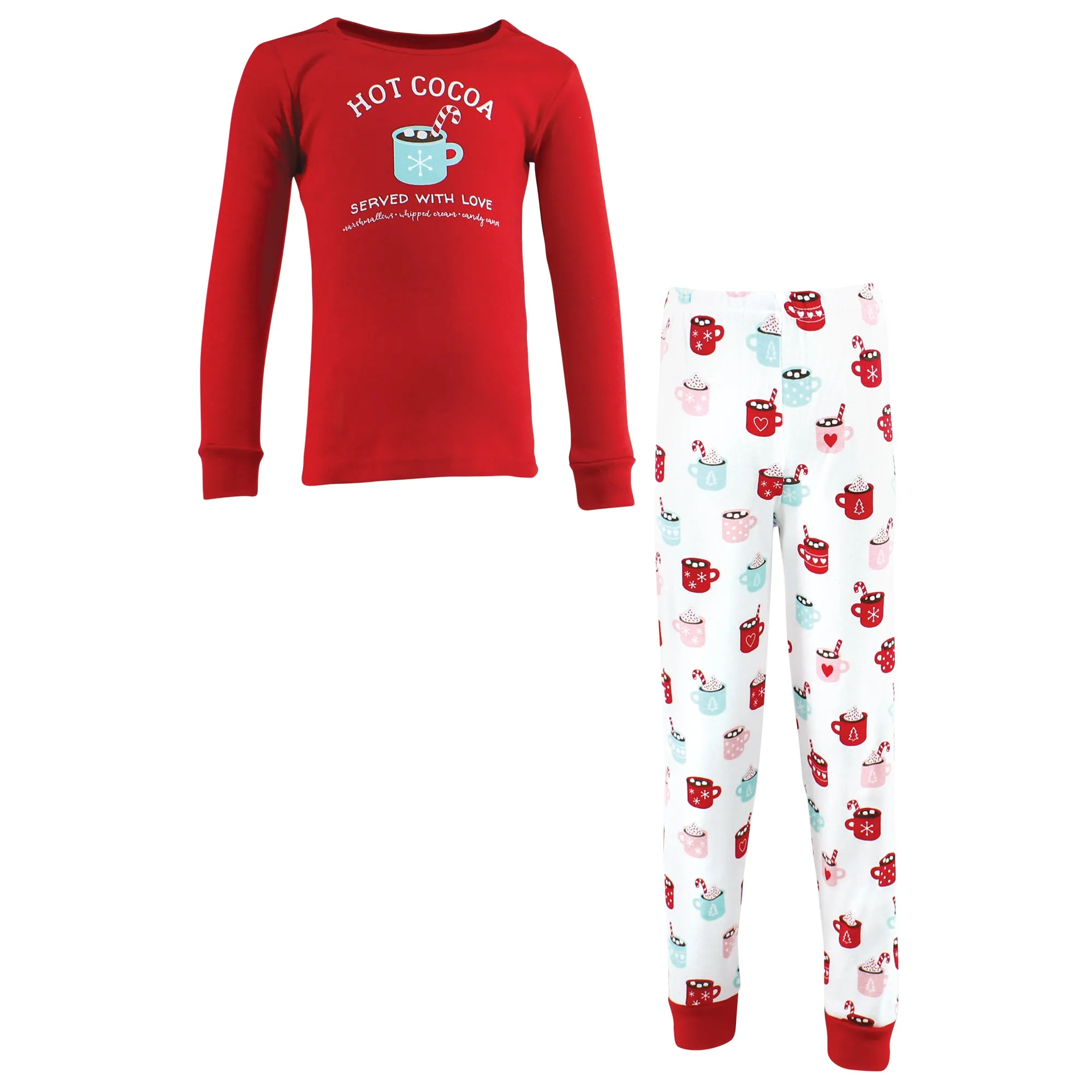 Hudson Baby Cotton Pajama Set, Hot Cocoa