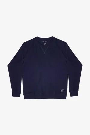 Hugh - Navy Long Sleeve Sleep Top