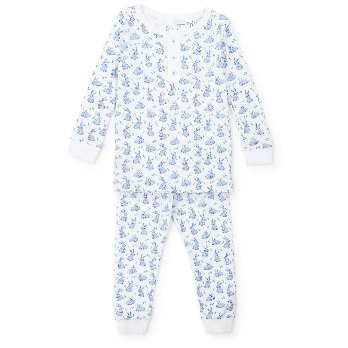 Jack Pajama Set - Bunny Hop Blue