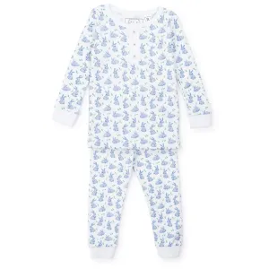 Jack Pajama Set - Bunny Hop Blue